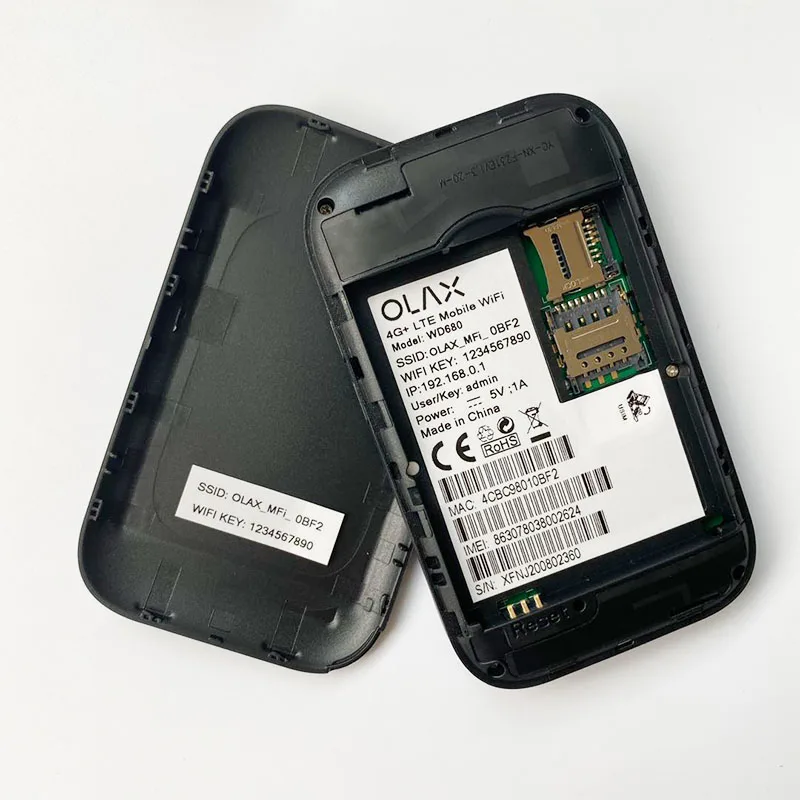 OLAX WD680 2020 Новый 4G Портативный Wifi роутер с слотом для sim-карты похожим на JIO 1040 беспроводной мобильный Mifis Карманный