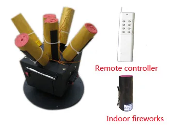 Wireless Rotating Remote Controller Fireworks Console Pyrotechnics Stage Cold Fountain Fireworks Firing System For Wedding Disco