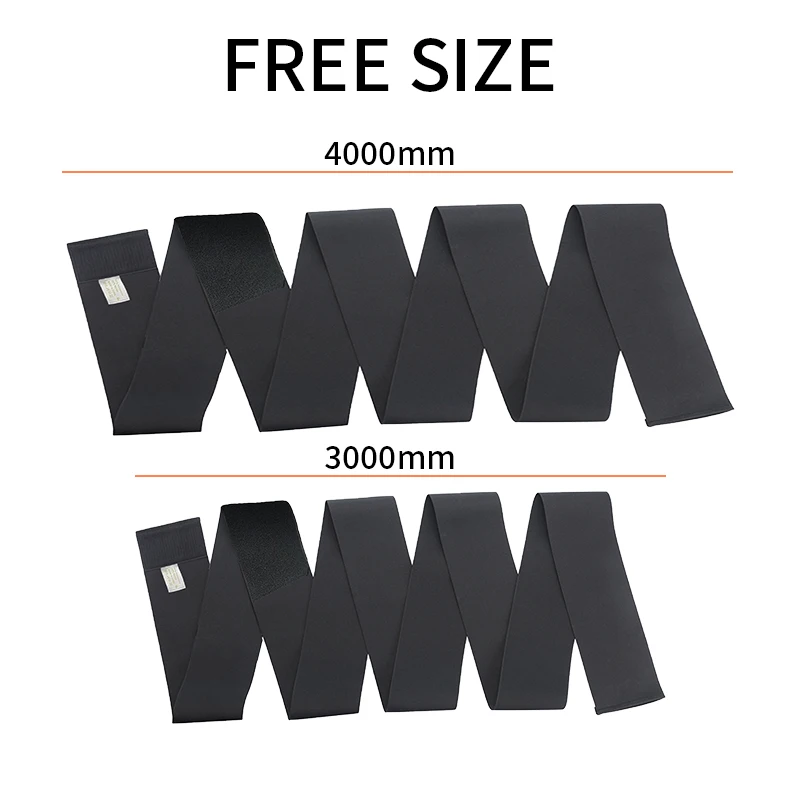 Wholesale 3M 4M Tummy Wrap for Women Elastic Belly Slimming Shaper Rubber Band Wrapping Belt