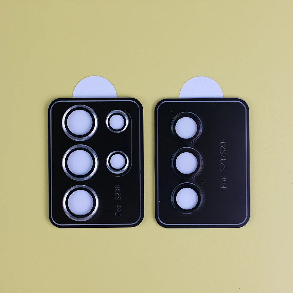 Metal Ring Eagle Eye Camera Lens Protector for Samsung Galaxy S23 Plus Camera Lens Protector for Galaxy S23 Tempered Glass