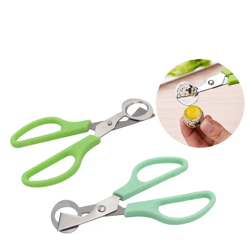 Stainless Steel Quail Egg Scissors Eggs Topper Cutter Shell Opener Durable Boiled Egg Open Shears Multifunction Kitchen Tools