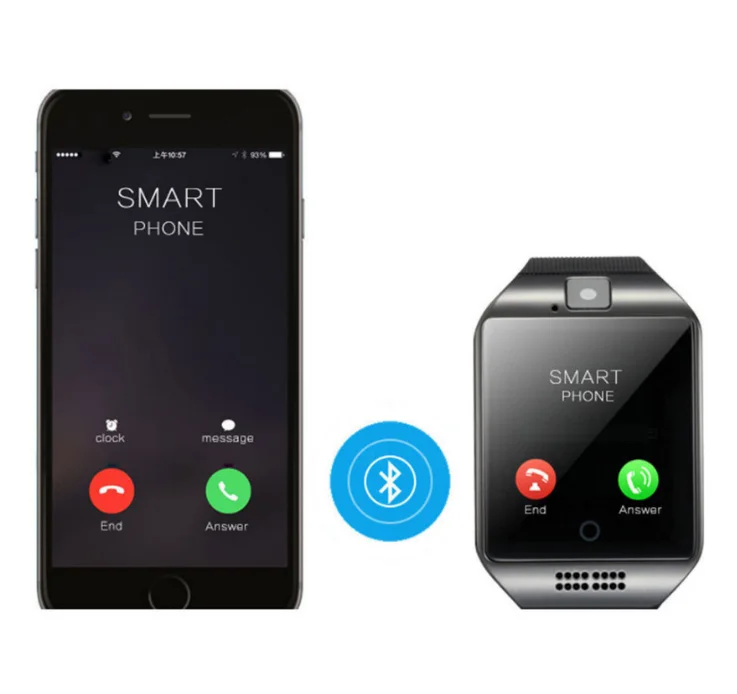 OEM Manufacturing MTK6261 Mobile phone Watch DZ09 SmartWatch wrist smart watch