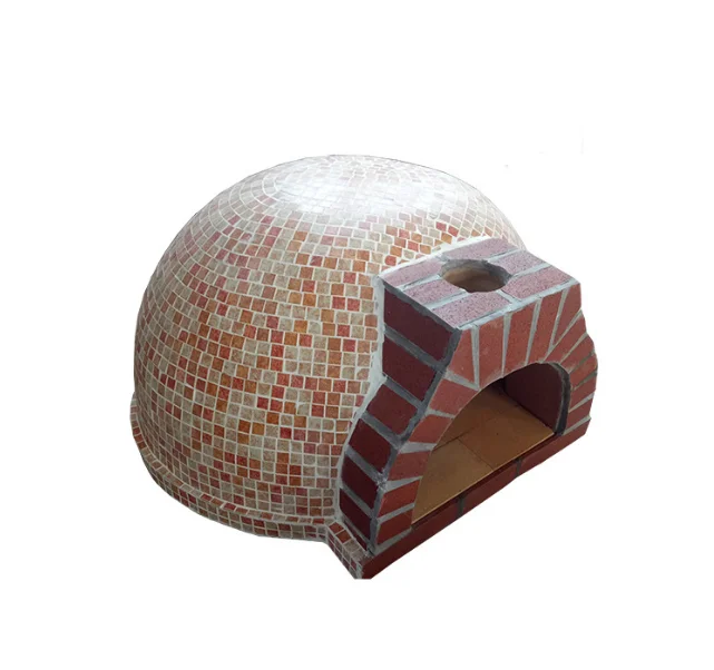 Customized Outdoor Wood Fired Clay Brick Pizza Oven For Sale