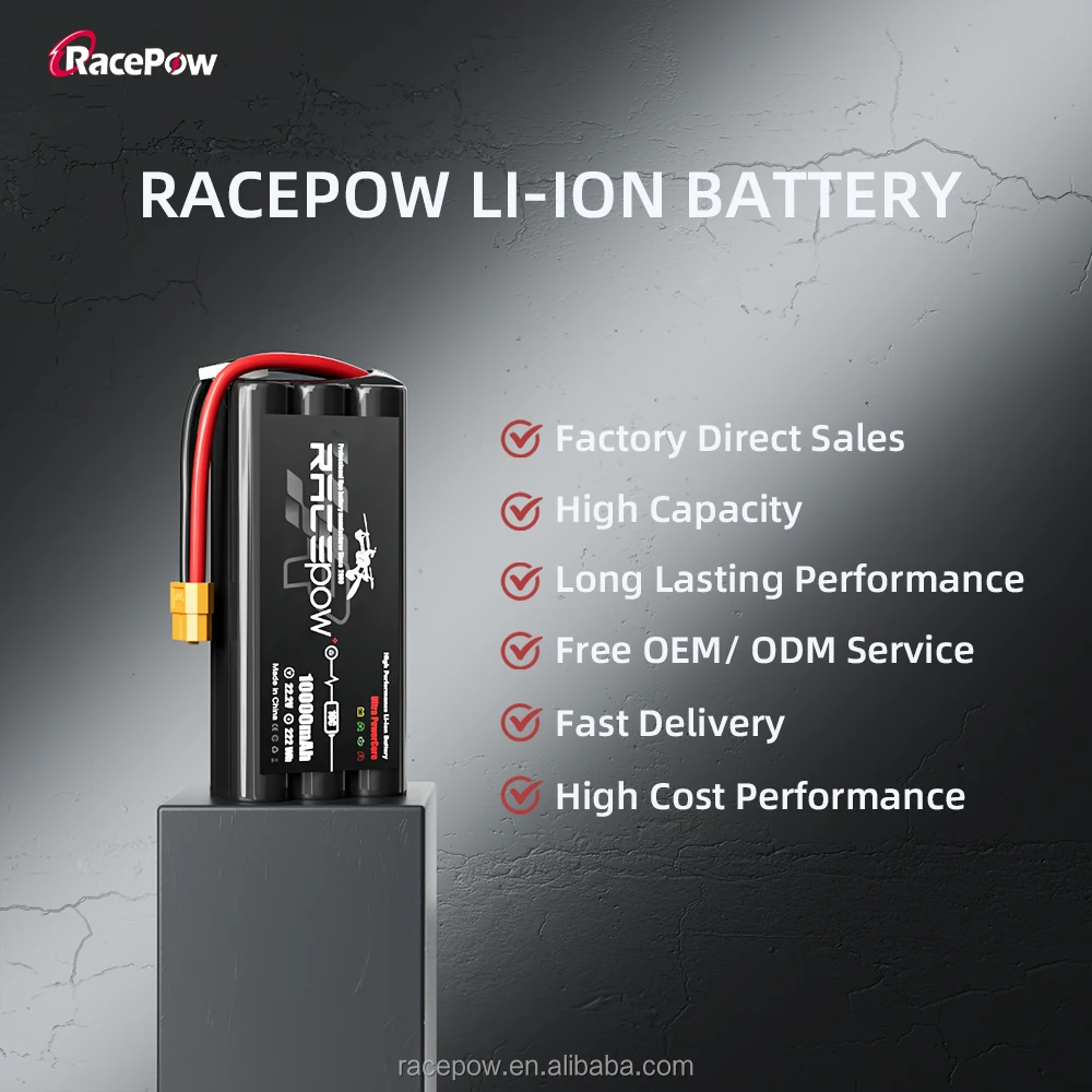Racepow оптовая продажа 21700 литиевая батарея 6S2P 22 2 В 8400 мАч 9000 10000 литий-ионные аккумуляторные батареи для FPV
