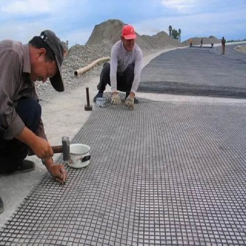 Fiberglass Geogrid for Earthwork & Asphalt Reinforcement 100 Kn-150 Kn Price Range 1-6m Soil Stabilization Wall Reinforcement
