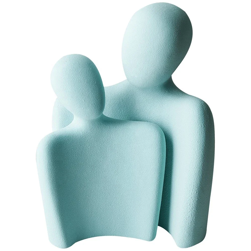 Wholesale Love Creative Crafts Sculpture Wedding Decorations & Gifts Desktop Ceramic Home Decoration Ornaments