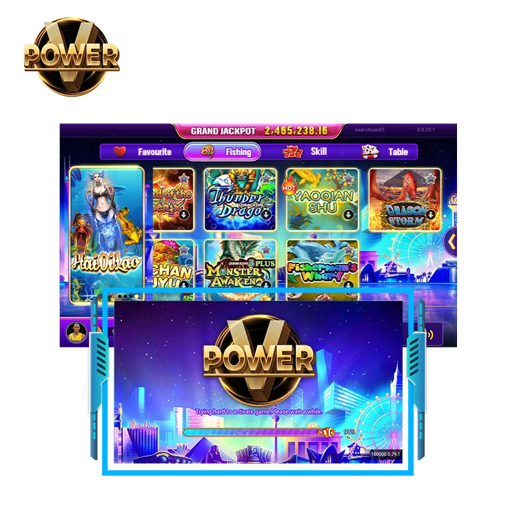 Handheld Game Video Game Controller Vpower Fish App Golden Dragon Mobile Online Game Software
