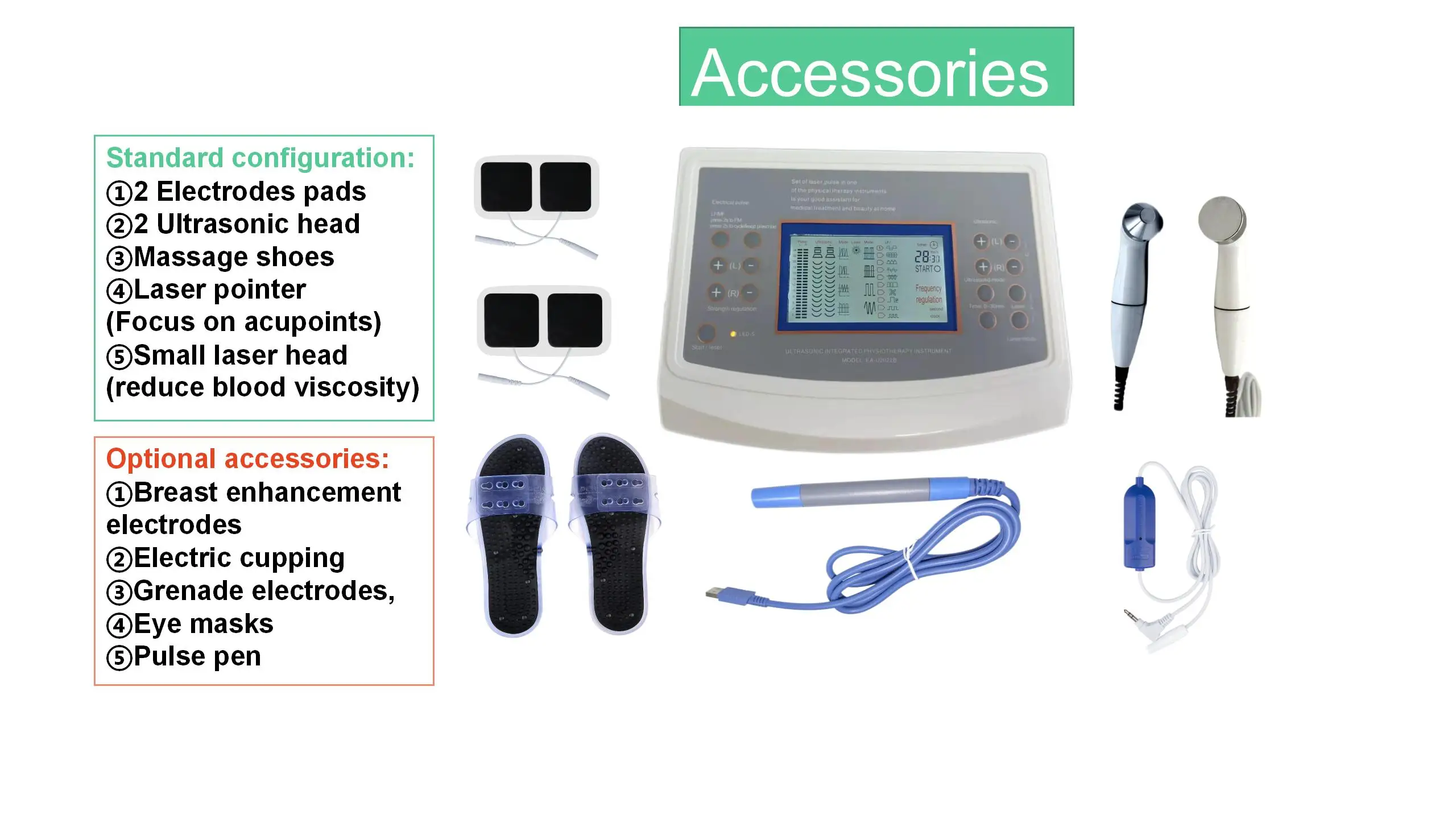 Double Channel Pain Relieve Ultrasound Therapy Machine  Ultrasound Machine For Arthritis Physical Therapy Body Massager