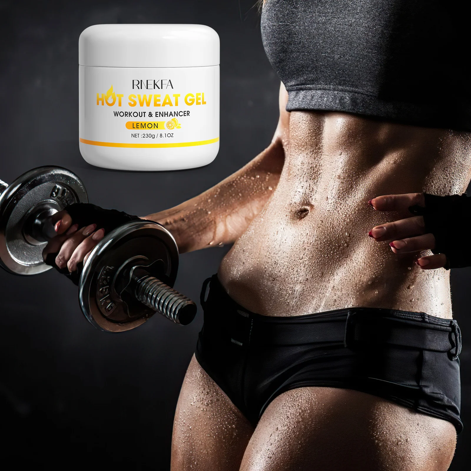 Weight Loss Hot Gel Sweat Cream Private Label Workout Enhancer Belly Abdomen Thighs Legs and Arms Slimming Fat Burn Gel