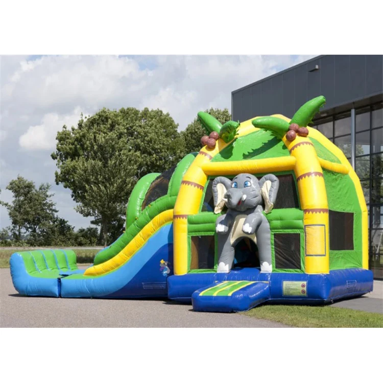 Wholesale baby Commercial Shark Shape Pvc Kids Inflatable Bounce Play House