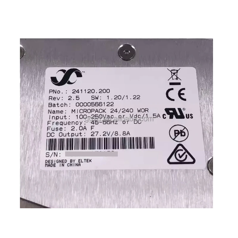 Eltek FLATPACK2 24/240 WOR (PART NO:241120.2000)Controller Monitoring Module Micropack 24V 240W