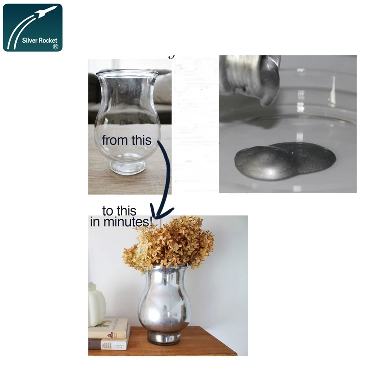 
mirror effect liquid vacuum metallized pigment for best chrome spray paint 