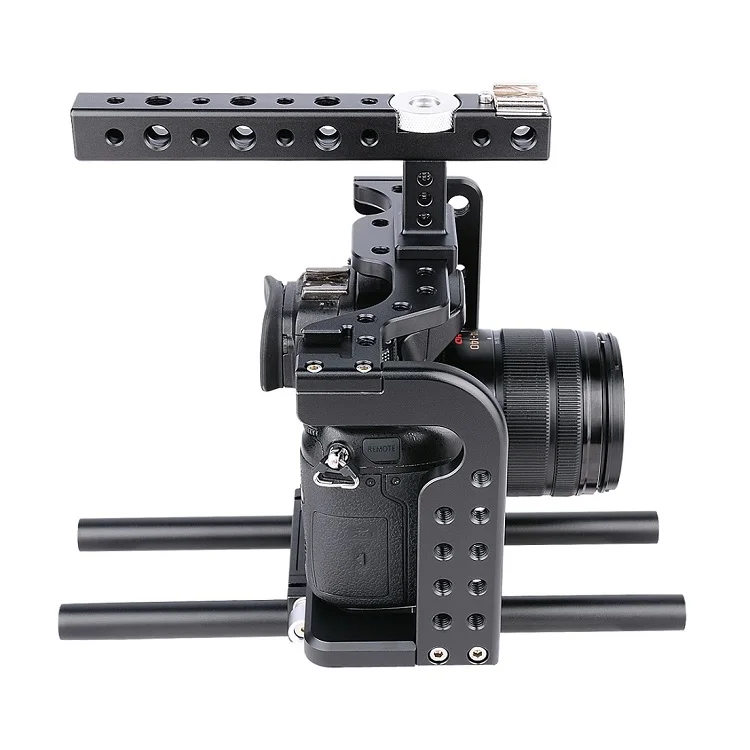 
In Stock Professional 15mm Std Rail Rods Lumix GH5 Cage rig for GH5S/GH4/GH3 for Panasonic 