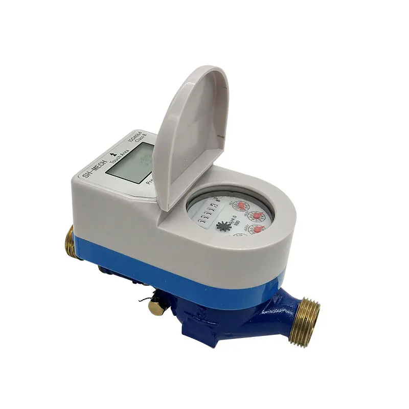 DN25MM дешевая плата IC предоплаченный счетчик воды для жилых