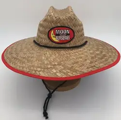 Коврик с логотипом заказчика, ковбойские соломенные шляпы с широкими полями, спасательная шляпа