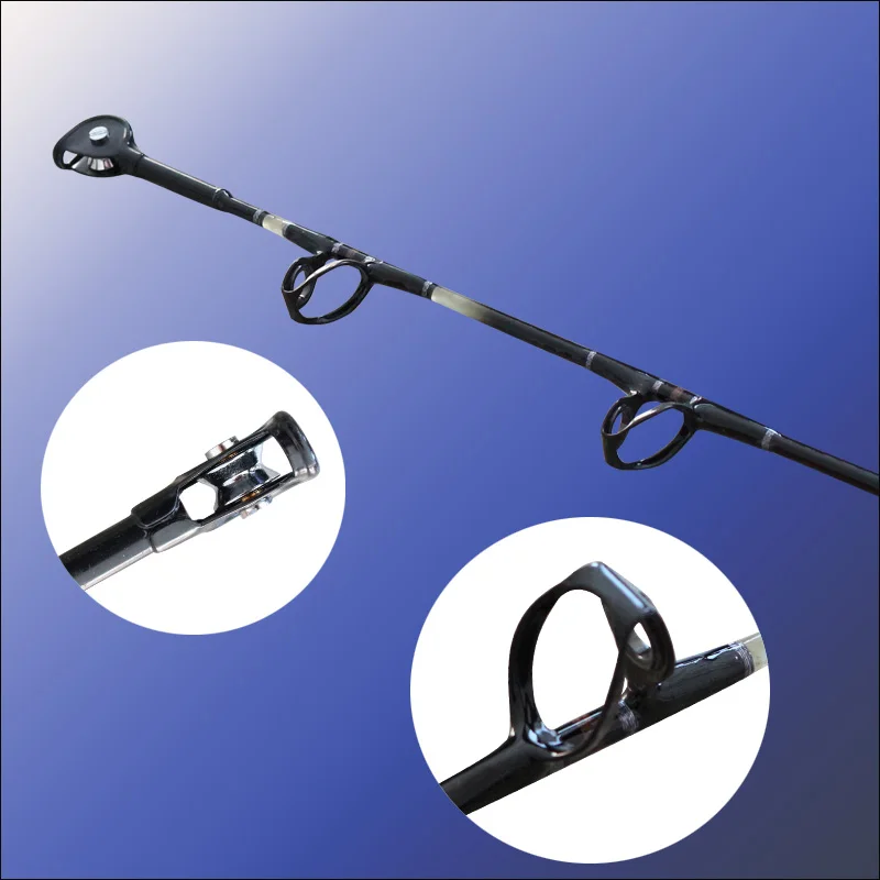 Heavy Ocean Fishing Rod 130lbs with Roller Bearing Guides From CHina
