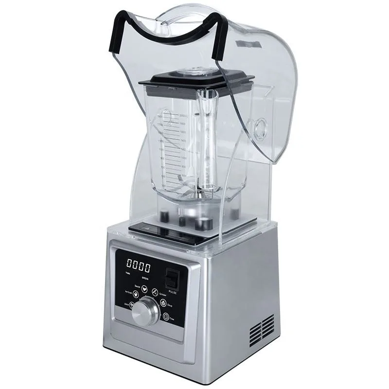 High Speed 2L Multi Functional Heavy Duty Smoothie Maker Fresh Fruit Juicer Soundproof Juice Blender for Commercial