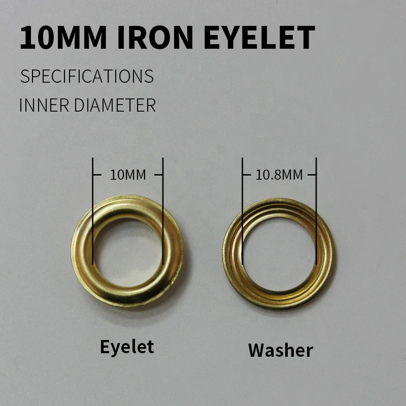 Custom Logo Round Mesh Brass Copper Metal Grommets Eyelets Ring For Garment Clothing And Shoes