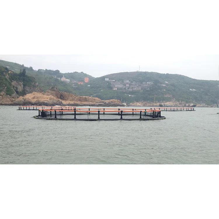 Aquaculture Equipment HDPE Fish Cages for Fish Farming in the Sea and Lake