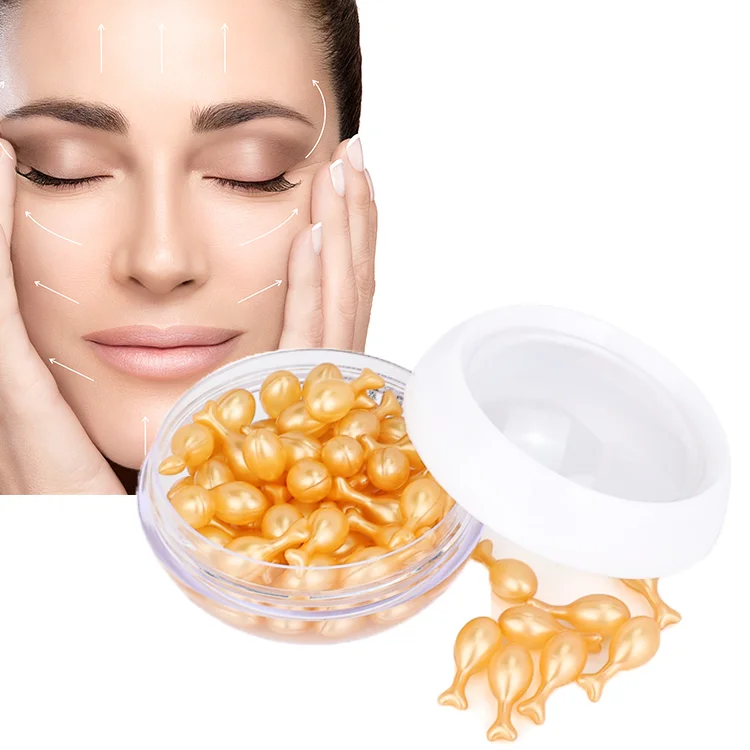 OEM Anti-wrinkle Vitamin E Freckle Capsule Brightening Repair Acne Removal Moisturizing Serum Capsule For Face