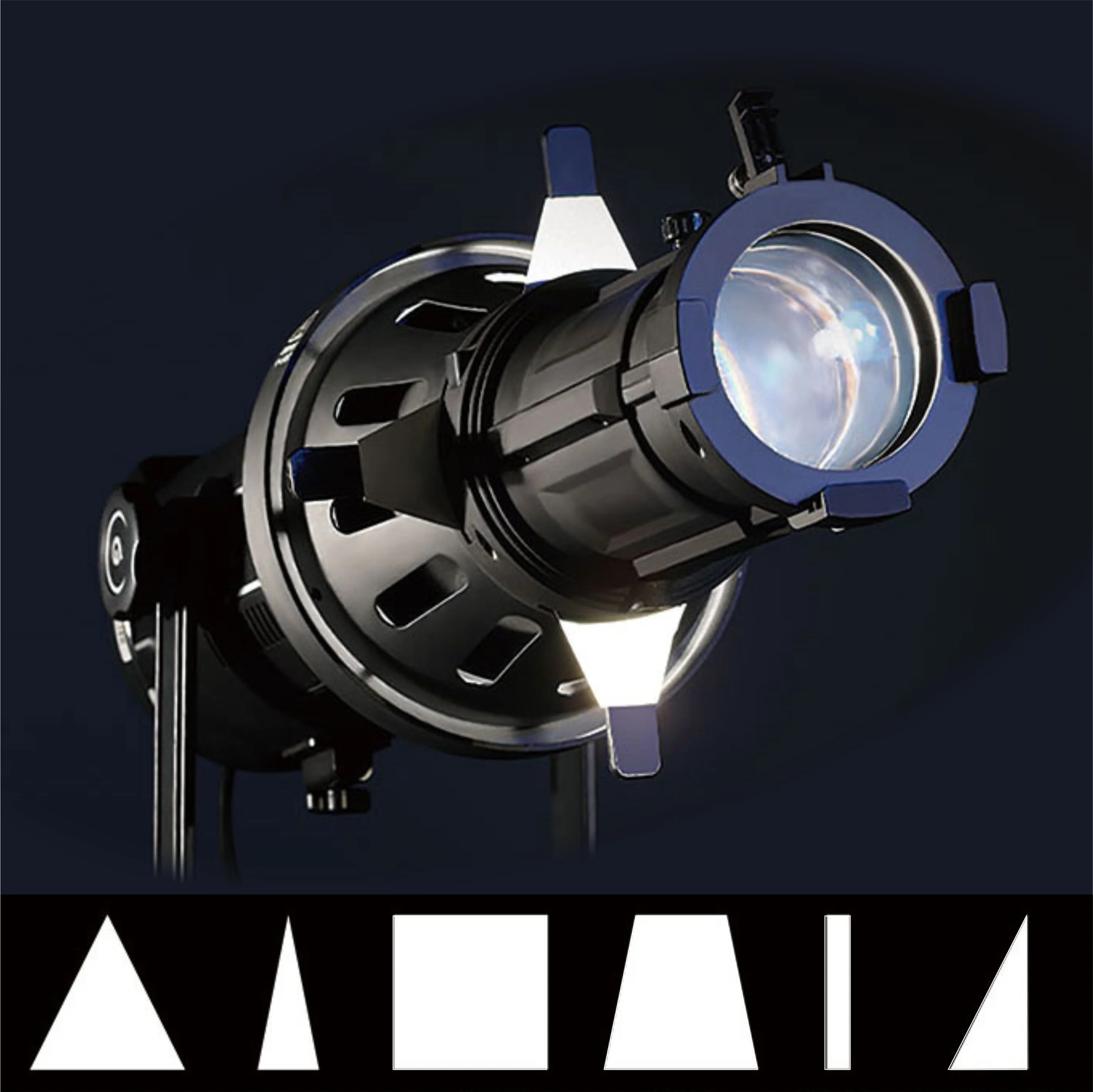 Optical Snoot Spotlight Concentrator Photographic Snoot 12pcs Graphics Cards 5pcs Color Filters Photography Light Accessories