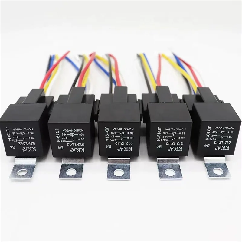 Copper foot silver contact Copper wire 40A steam relay GPS relay 12v24v