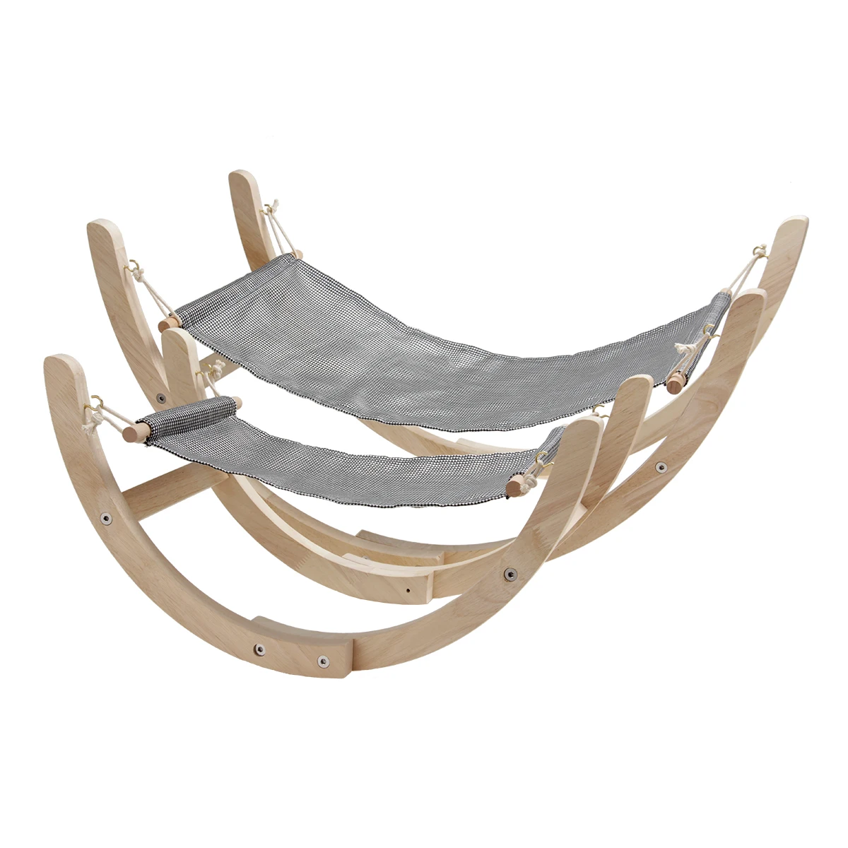 Hot Selling Bed Solid Wood Cat Hammock Mecedora De Gato Pet Supplies Cat Rocking Chair