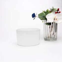 480ml 700ml 16oz 24oz Empty Luxury 3 Wicks Tumbler Matte Black Frosted White Clear Wide Mouth Big Large Glass Candle Jars