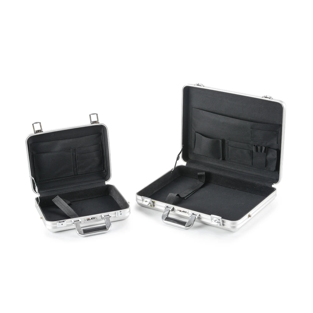 Glary  Compact Aluminum BriefCase *CLEARANCE*  Hard Sided  Lawyer Briefcase James Bond