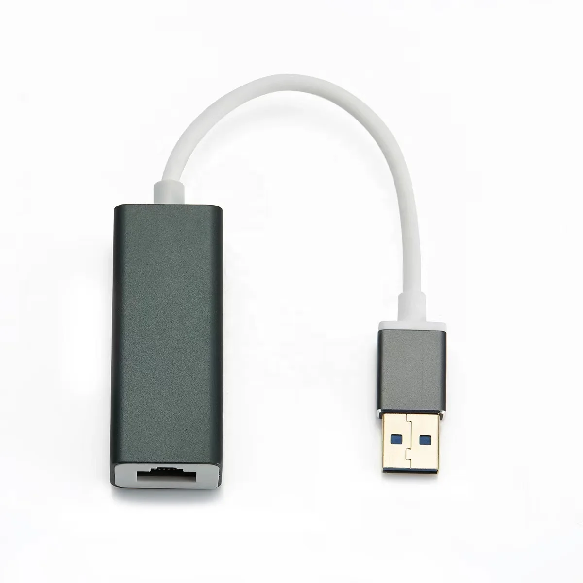 AL Alloy Housing USB 3.0 to Gigabit Ethernet RJ45 LAN (1000) Mbps Lan Adapter for Desktop PC and Laptop and Notebook