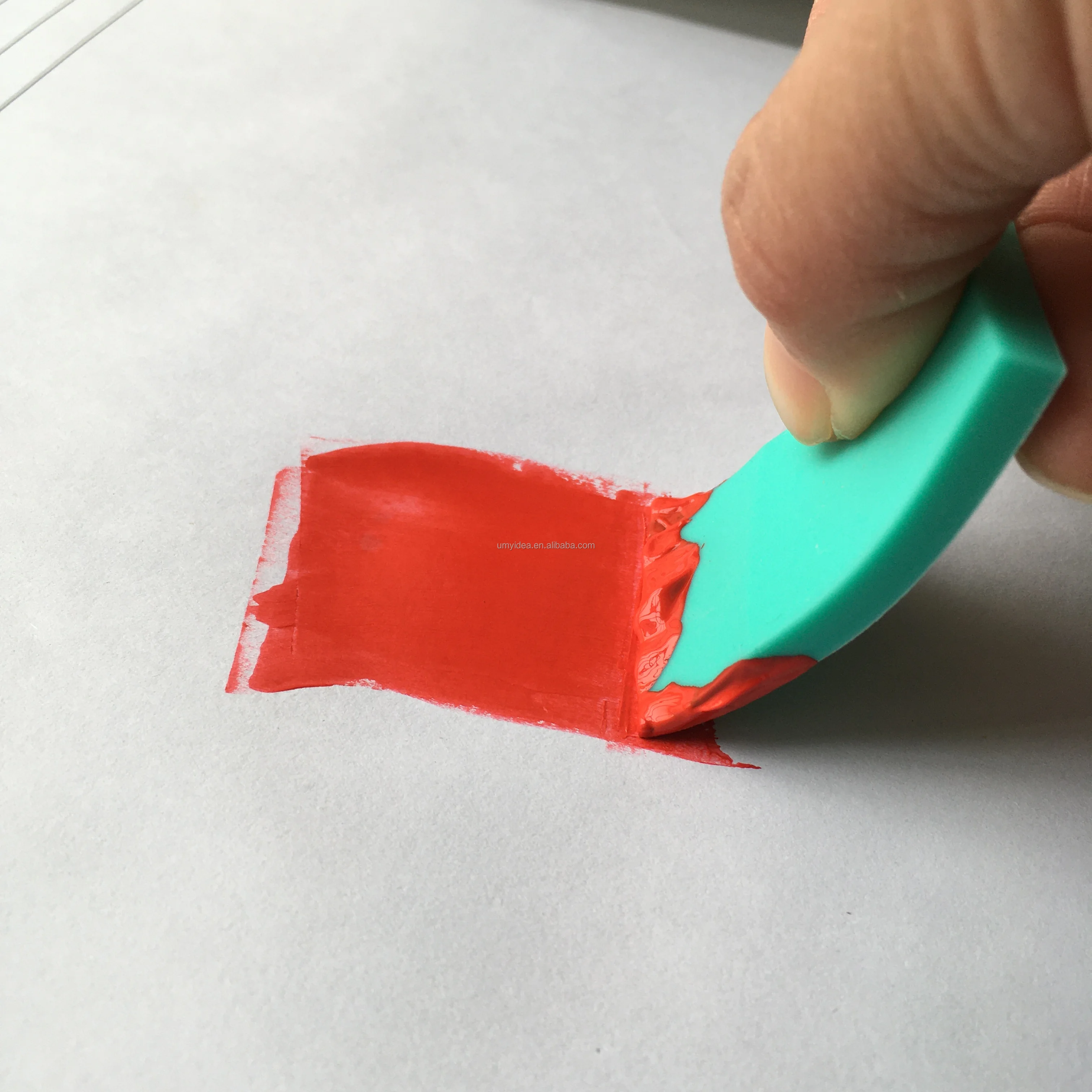 2024 Screen Printing Silicone Rubber Squeegee for Wooden Burning Paste Crafting Drawing DIY Wood Burn Gel Squeegees