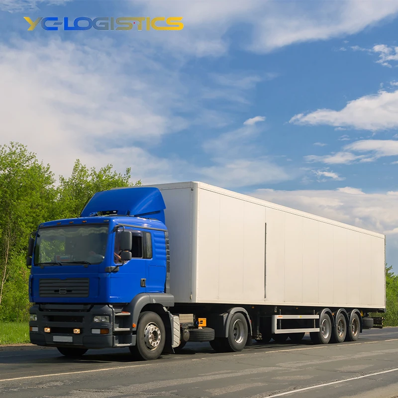 International trucking DDP shipping door to door ddu worldwide express truck cargo shipping agent