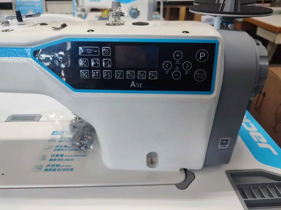 100% original JACK A5E High Speed Computerized Lockstitch High Overlapping Ratio Industrial Sewing Machine ready to ship