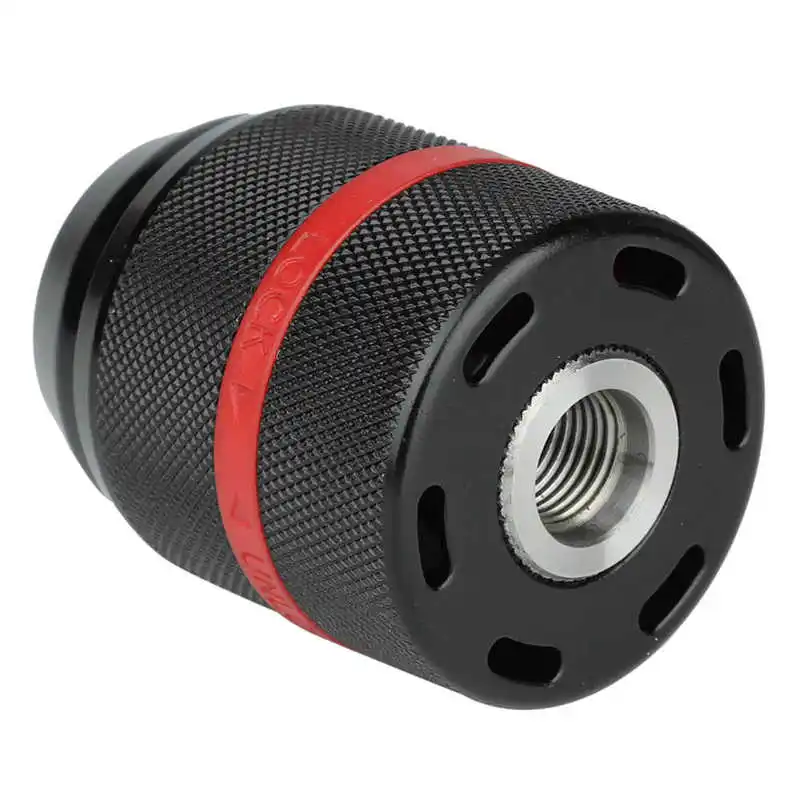 Keyless Hand Drill Chuck 1/2-20UNF Mount 2~13mm Self-tighten Drill Chuck for Multiple Purposes Step
