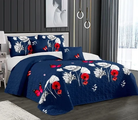 Hot Sale Bed Linen Bedding sheet set Luxury Twin Queen King Microfiber Cotton  Bedspreads for bed room Quilt