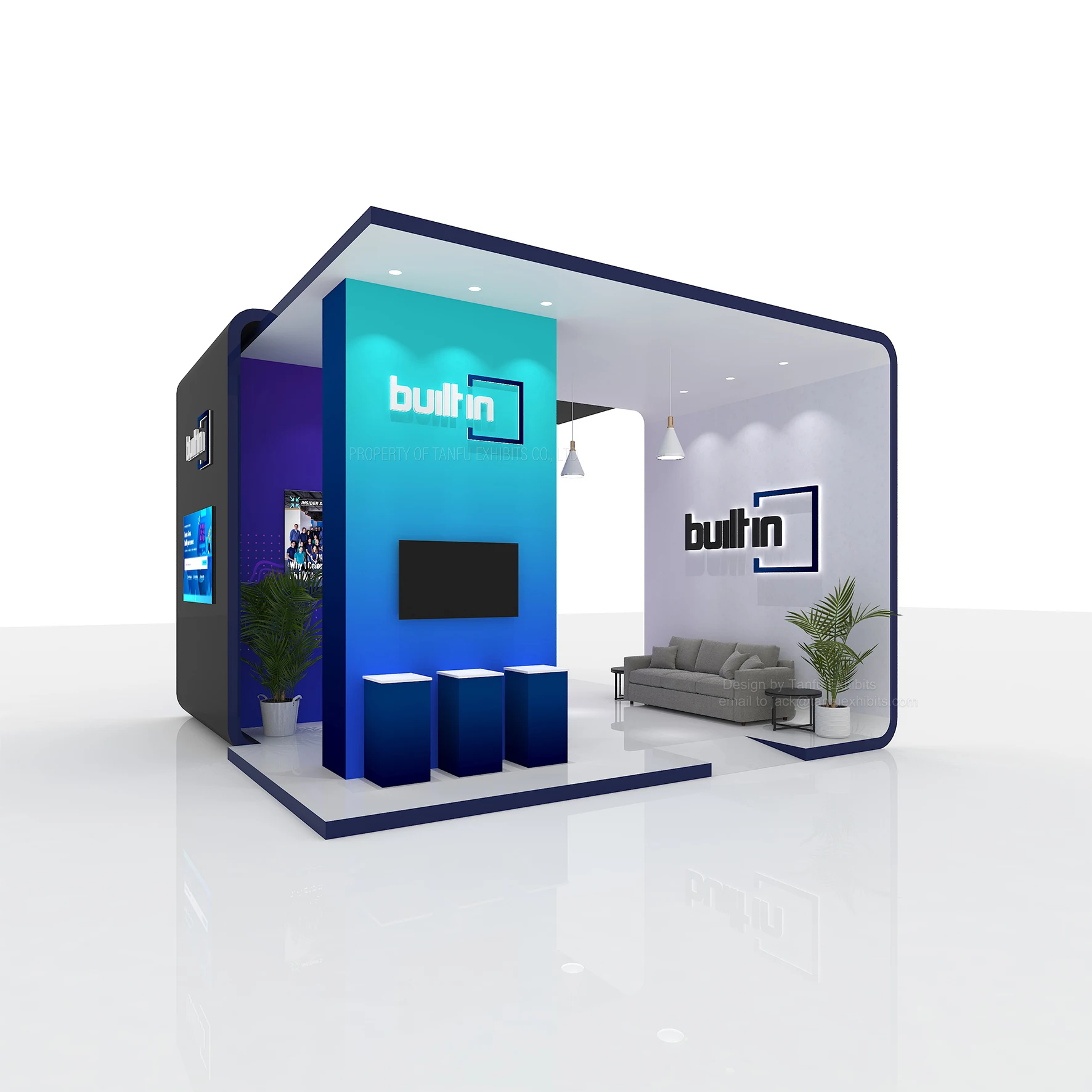 ODM Manufacturer Exhibition Show Booth for Trade Show or Expo