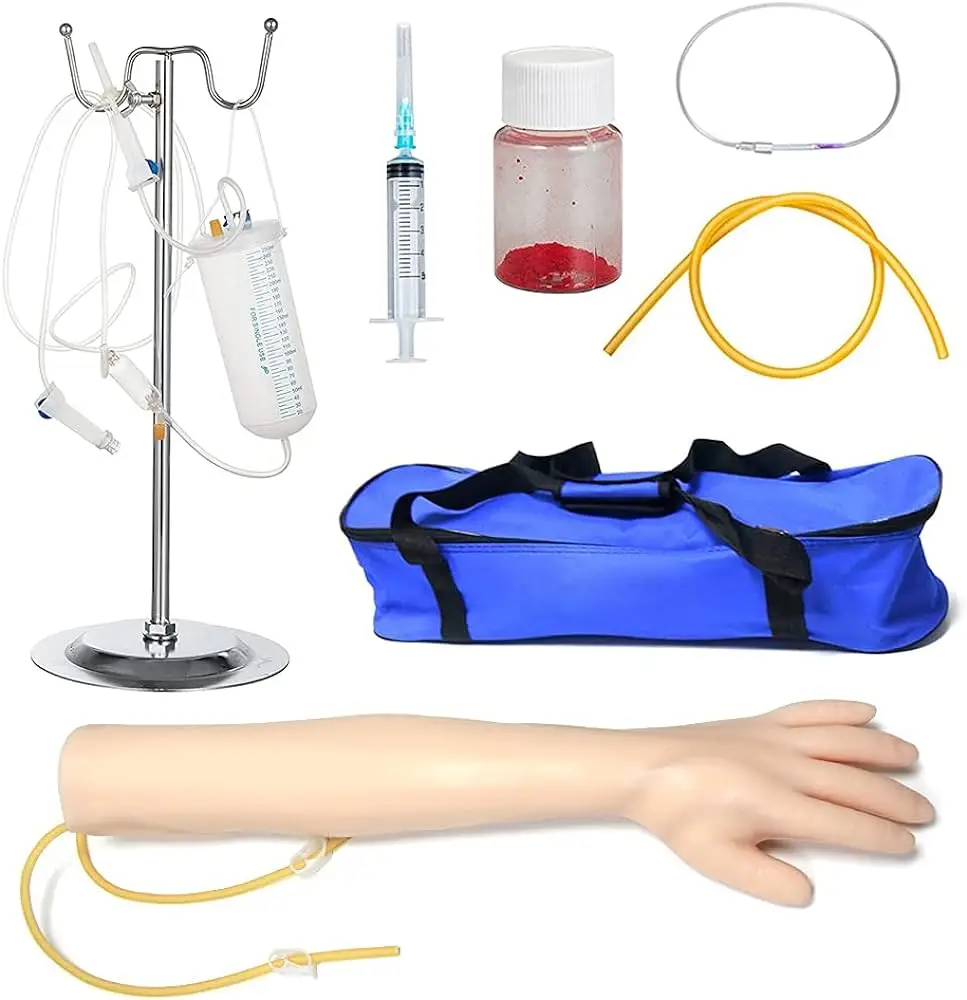 Teaching injection practice model, arm intravenous injection model combination