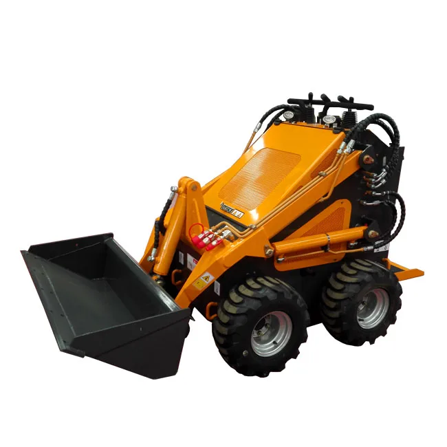 Compact Utility loader Vehicle  Hysoon GASOLINE HY380L WHEEL garden mini digger loader skid steer