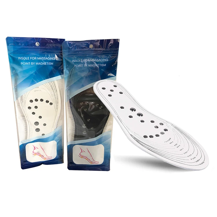 washable and cuttable blood circulation promotion comfortable Acupressure magnetic therapy insole