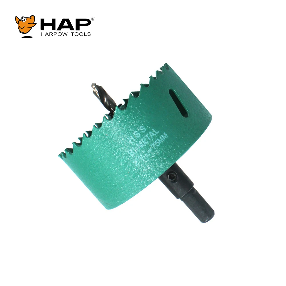 Various Size Red Color High Speed Steel Bi-Metal Hole Saw Core Drill Bit for Cutting on Steel Aluminium