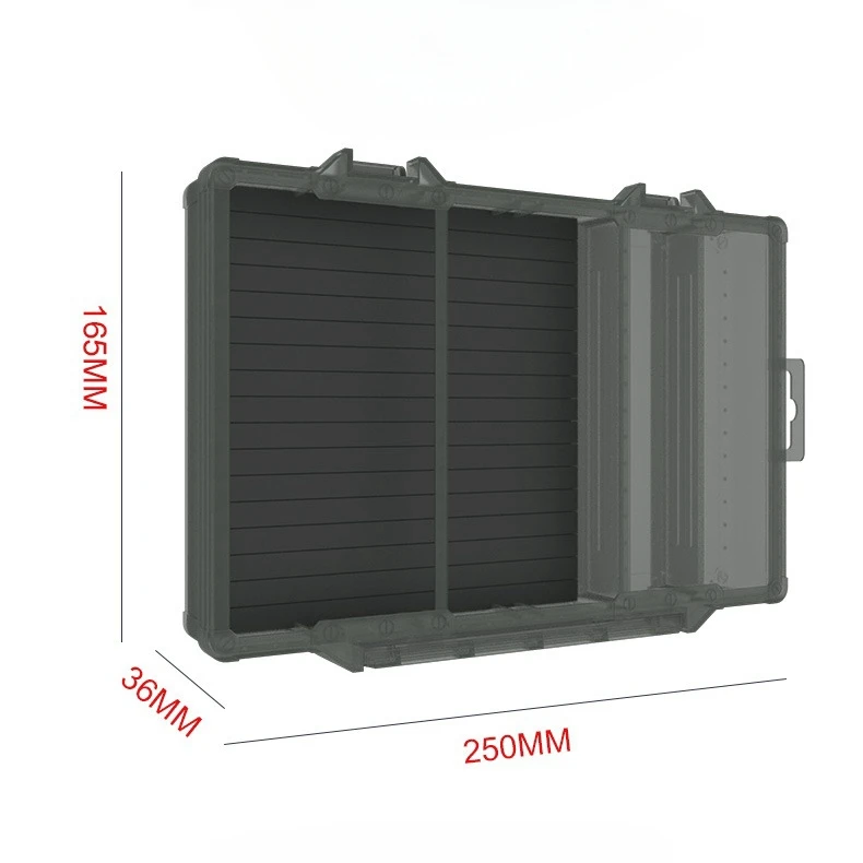 2025 New Design Brand Storage Organizer with Removable Dividers EVA Foam Multifunction ABS Plastic Fishing Tackles Box