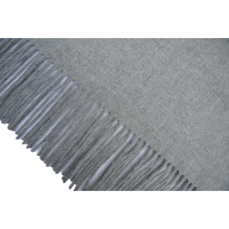 BLUE PHOENIX throw blanket for couch 100% high quality Australia merino wool charcoal grey sofa travel outdoor picnic outdoor