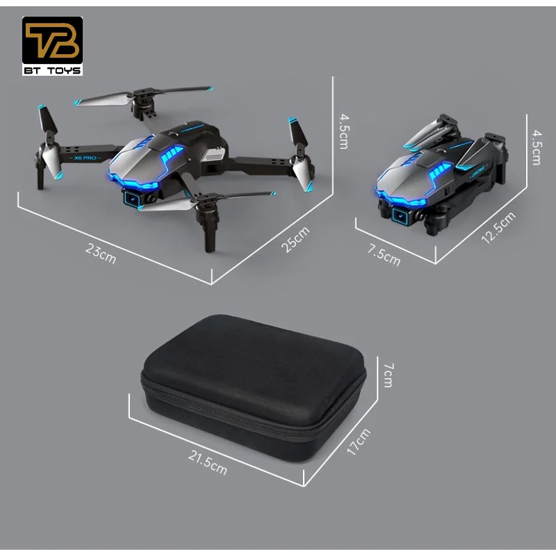 Hot P8 самолет с дистанционным управлением 4k ESC двойная камера складной оптический поток беспилотный летательный аппарат игрушечный вертолет