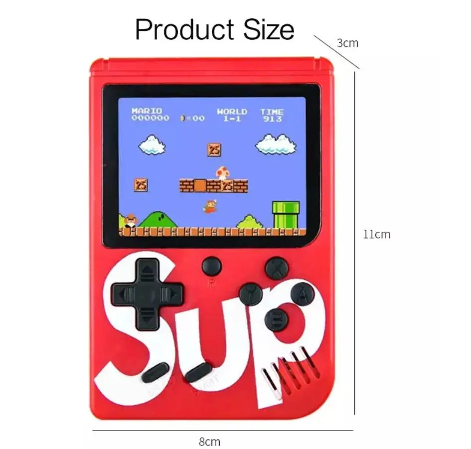 Hot Selling Portable Mini Handheld Classic 400 In 1 Gamepad Consola Sup Retro Video Game Console Box Player For Kids Gameboy