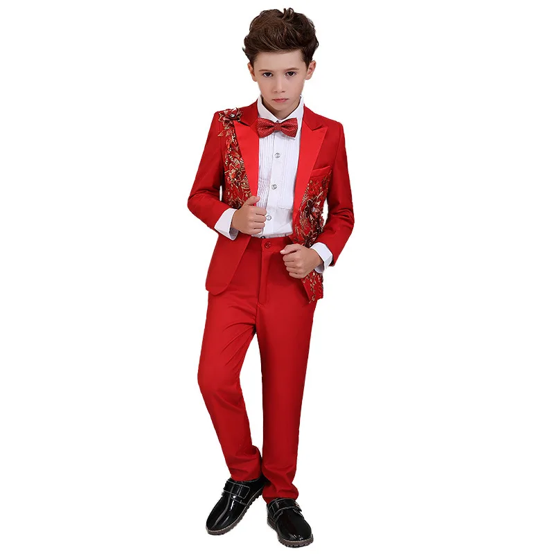 
Boys Blazers Suits for Weddings Party Suits Formal Wear Children Clothing Set 