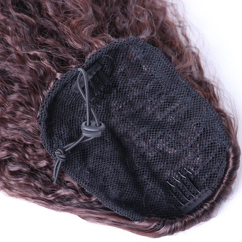 longcurly  drawstring  synthetic  Ponytail Hair for woman  , Kinky Curly  synthetic Ponytail Hair Extensions