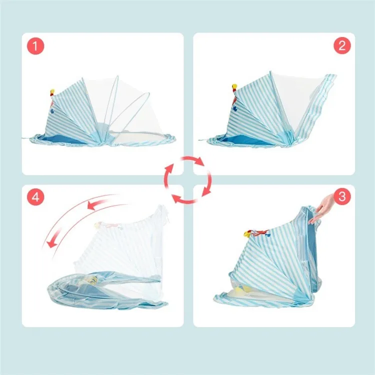 
High Quality Cute Folding Baby Room Bed Indoor Baby Mosquito Net 