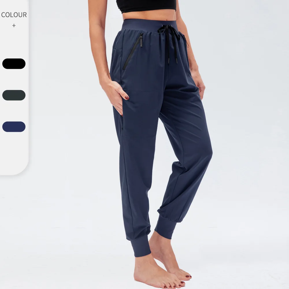 Drawstring Loose Sweatpants Breathable Woman Tactical Quick Dry Running Fitness Outdoor Hiking Pants with Pockets