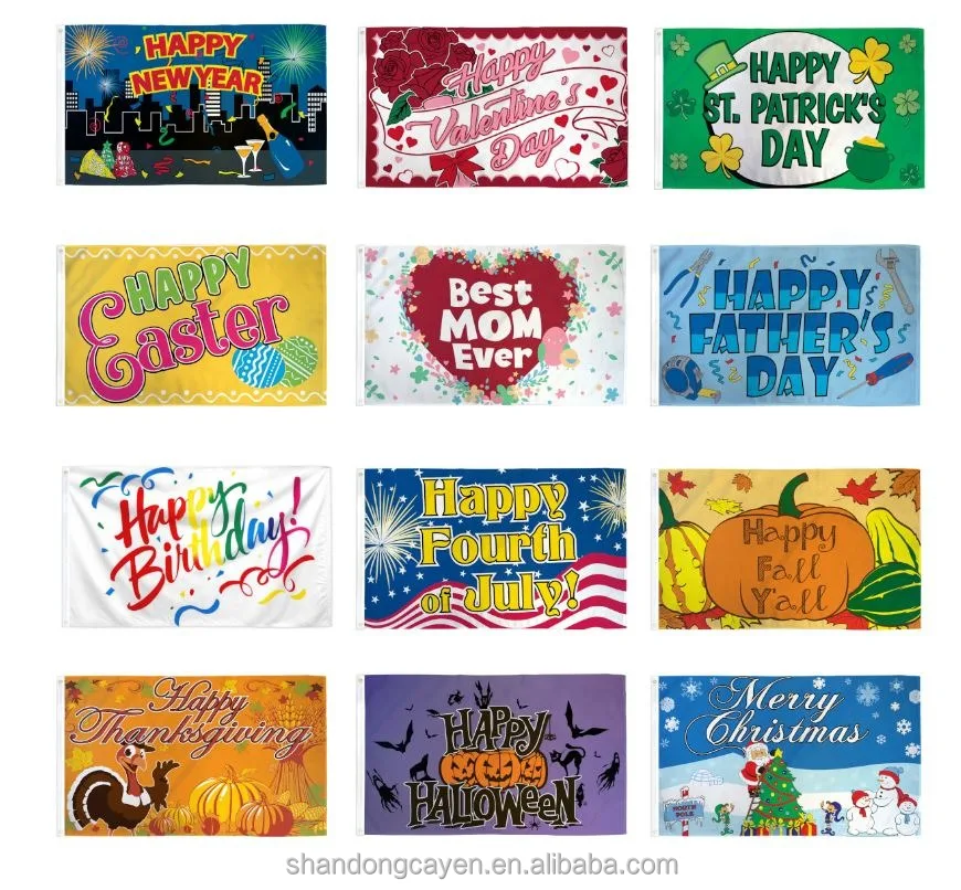 2024  Durable Hot Sales Nice Price Indoor Outdoor Customized Flags Logo 3x5ft Polyester Fabric National Banner Custom Flags