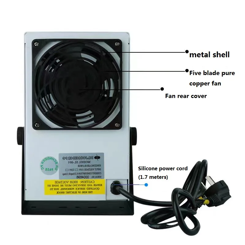Schneider Model SL-001 Industrial ESD Static Elimination AC Ionizing Air Blower desktop / ESD ionizer supplier